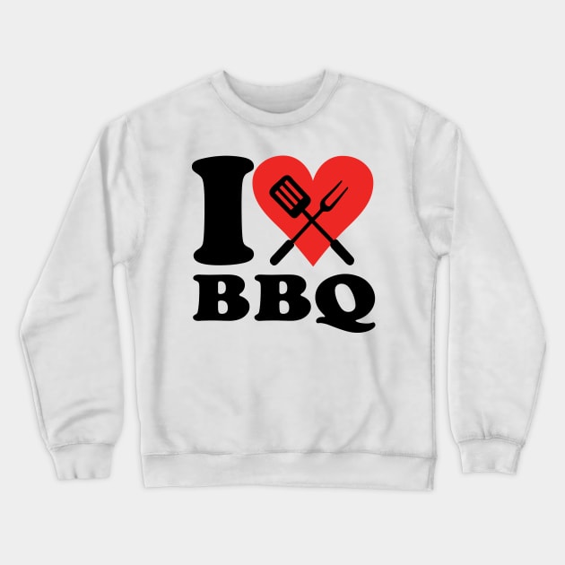 I love bbq Crewneck Sweatshirt by nektarinchen